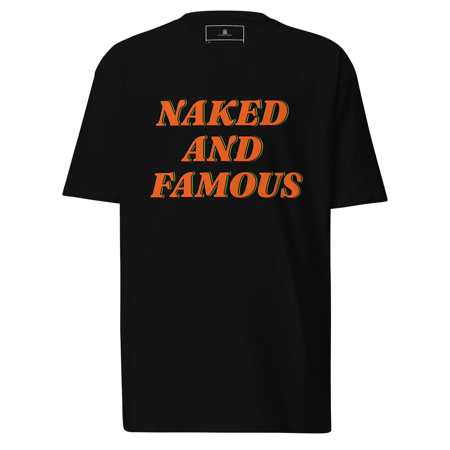 NAKED AND FAMOUS Unisex premium heavyweight tee