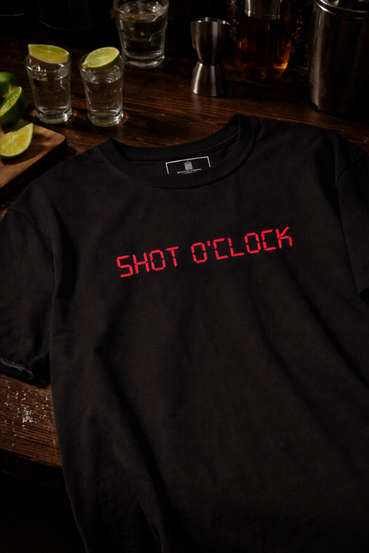 SHOT O'CLOCK premium heavyweight tee