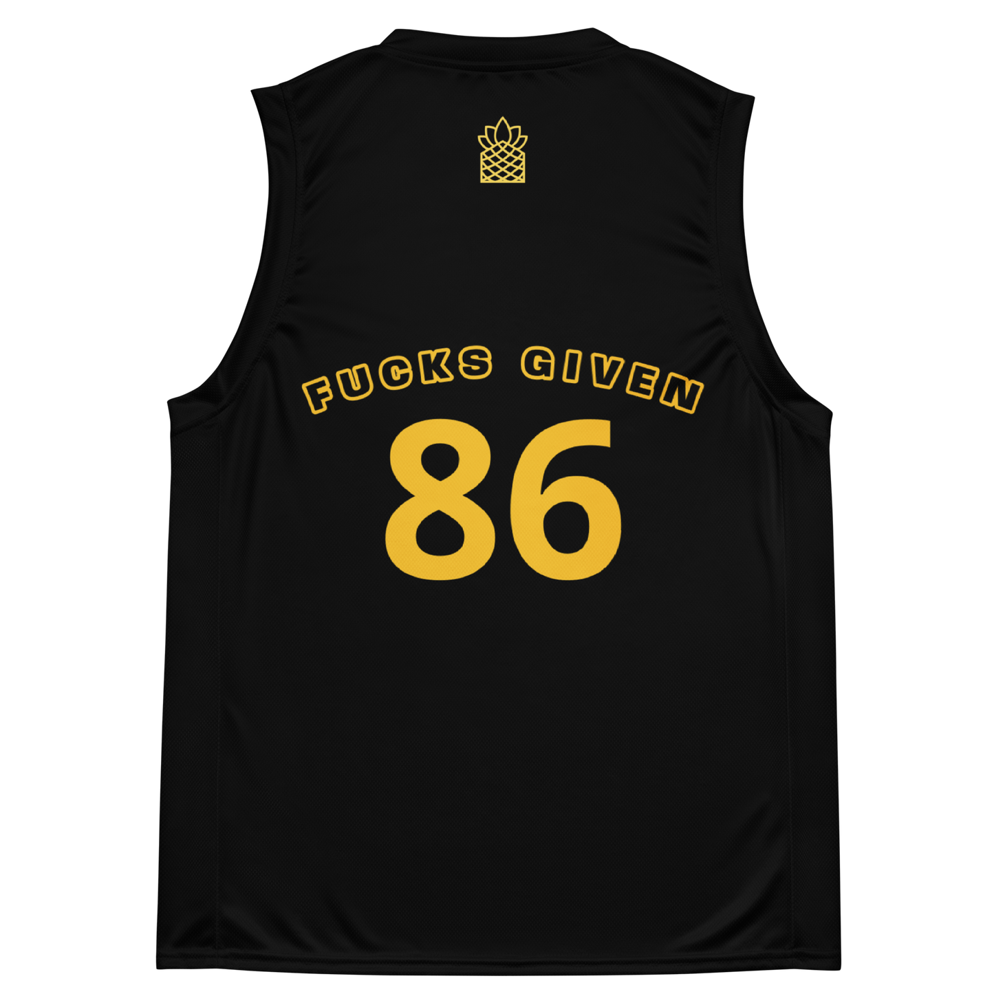 86 FUCKS GIVEN unisex basketball jersey