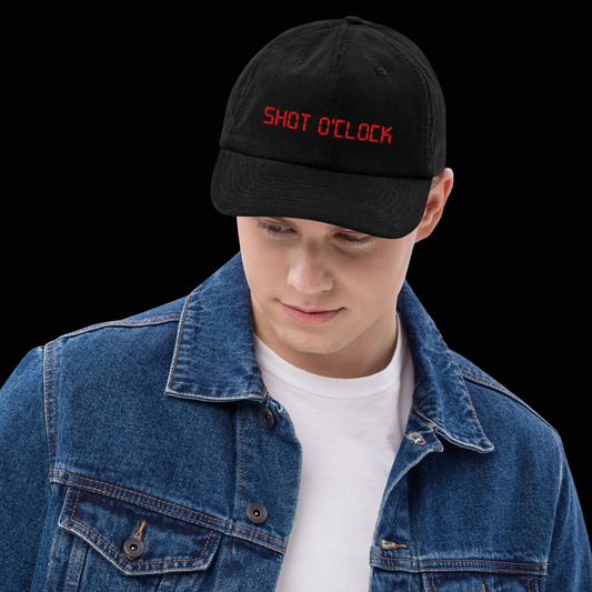 SHOT O'CLOCK Embrodied Vintage corduroy cap