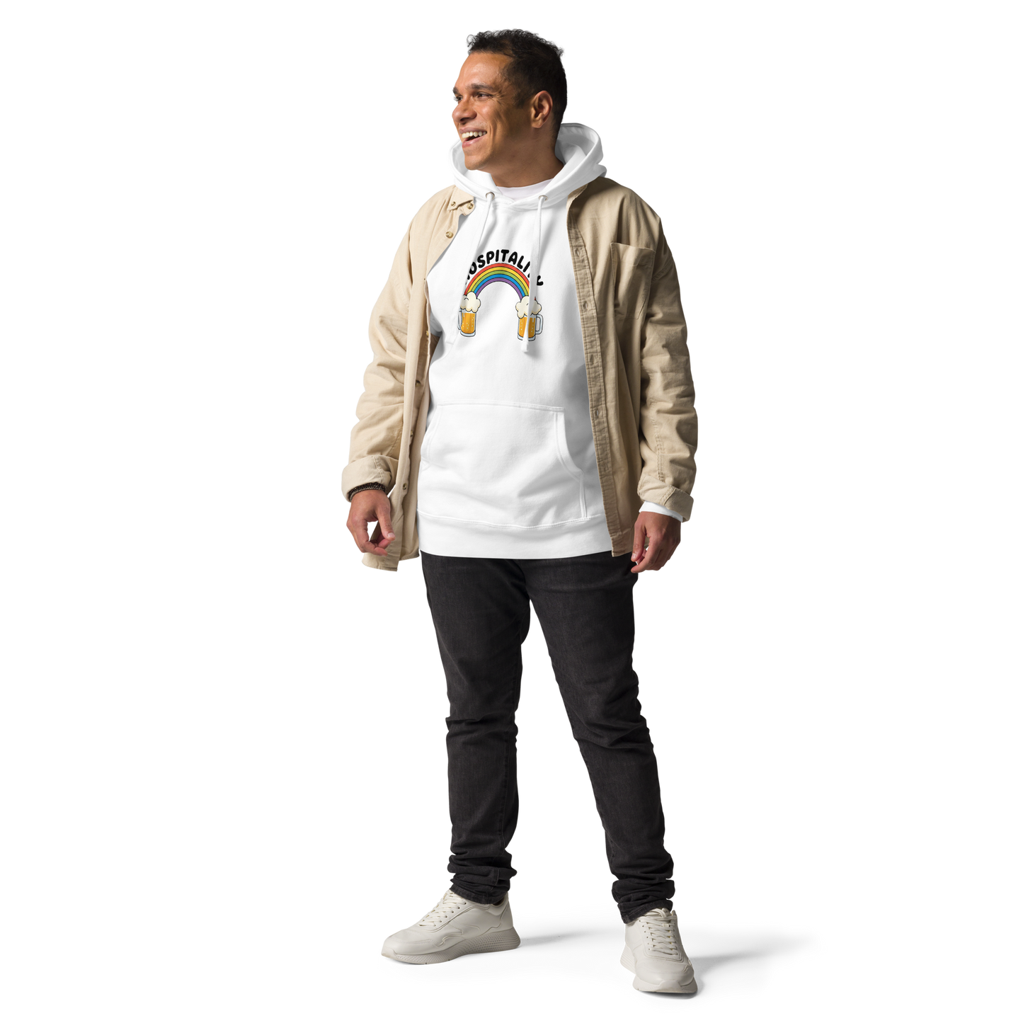 HOSPITALITY white hoodie