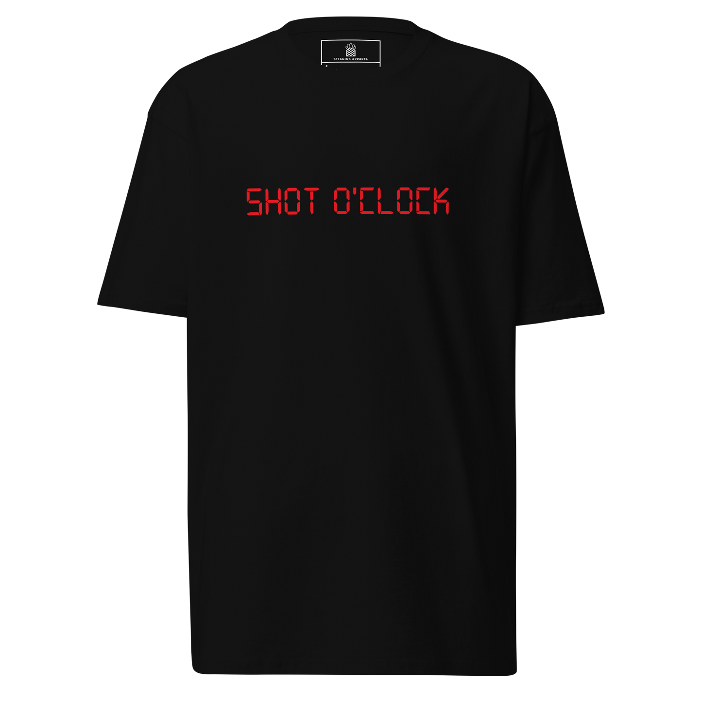 SHOT O'CLOCK premium heavyweight tee