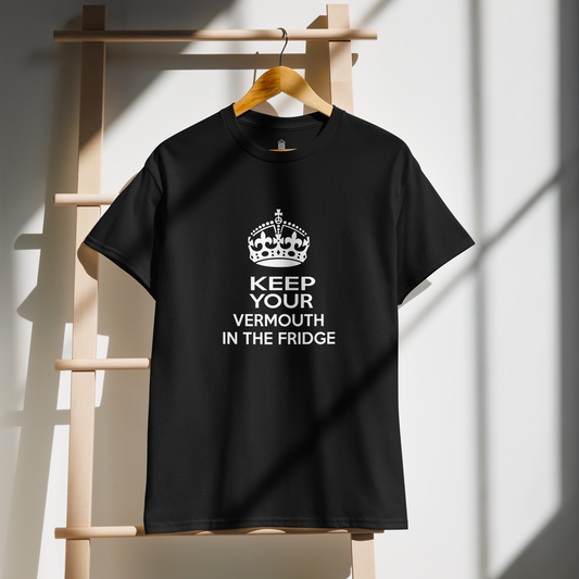 KEEP YOUR VERMOUTH IN THE FRIDGE T-Shirt Black